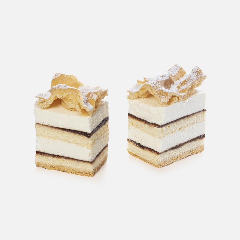 Flocken-Sahne Schnitte 