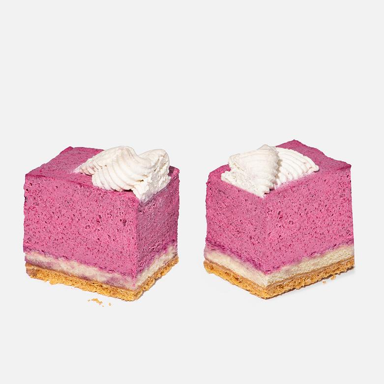 Cassis-Sahne Schnitte