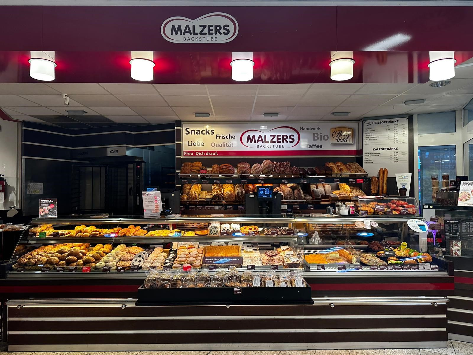 MALZERS Backstube im REWE Mokanski