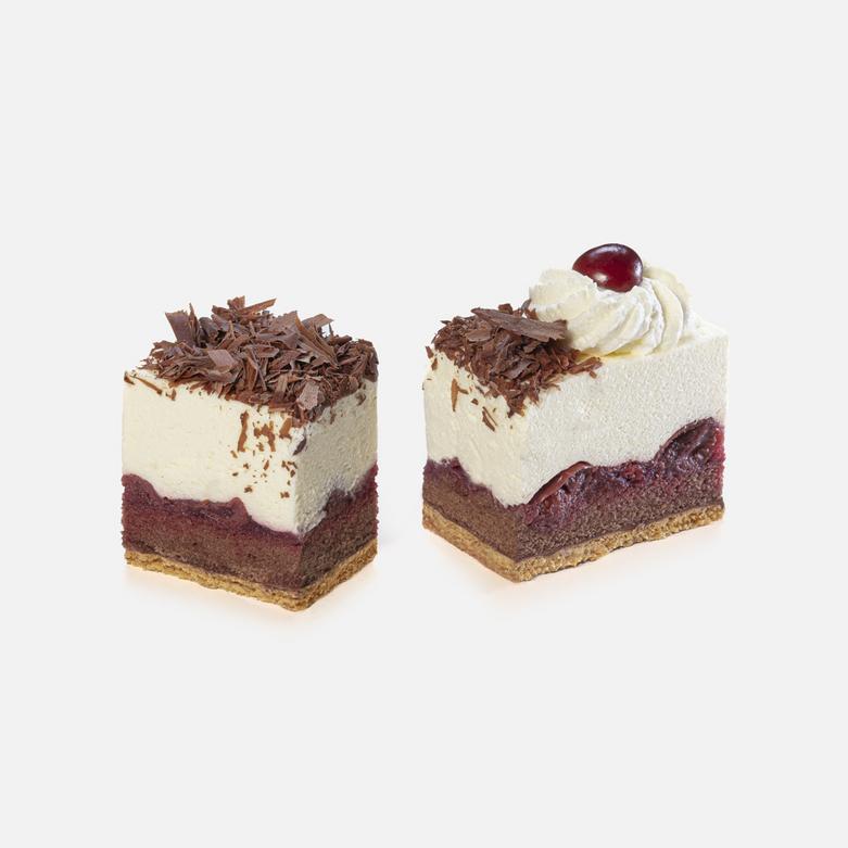 Schwarzwälder-Kirsch-Sahne Schnitte
