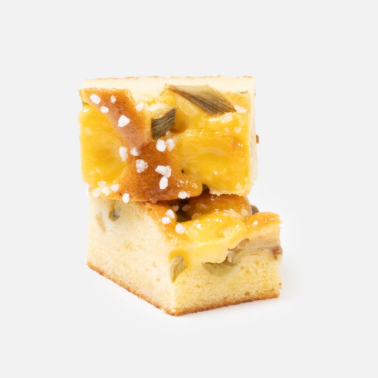 Flämische Rhabarber Schnitte