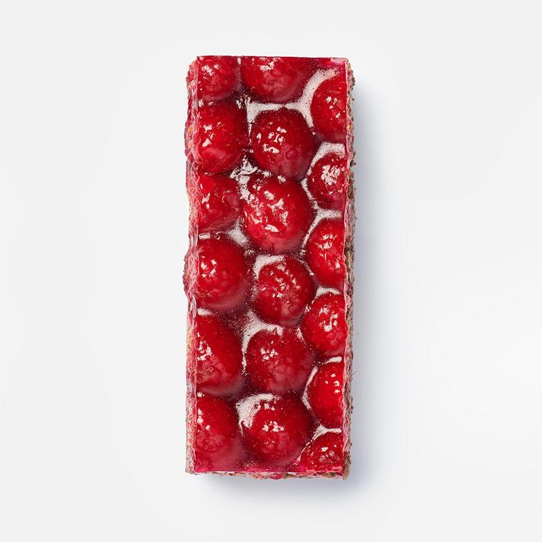 Schokoladen-Himbeer Schnitte
