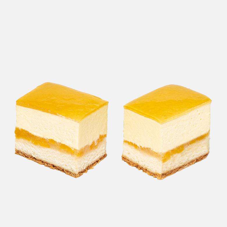 Pfirsich-Maracuja-Sahne Schnitte