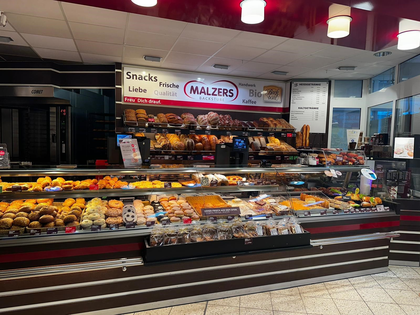 MALZERS Backstube im REWE Mokanski